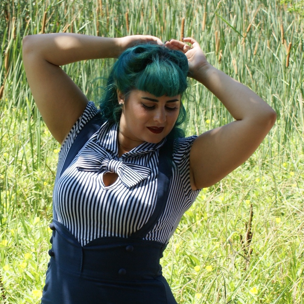 Tatyana all aboard blouse navy